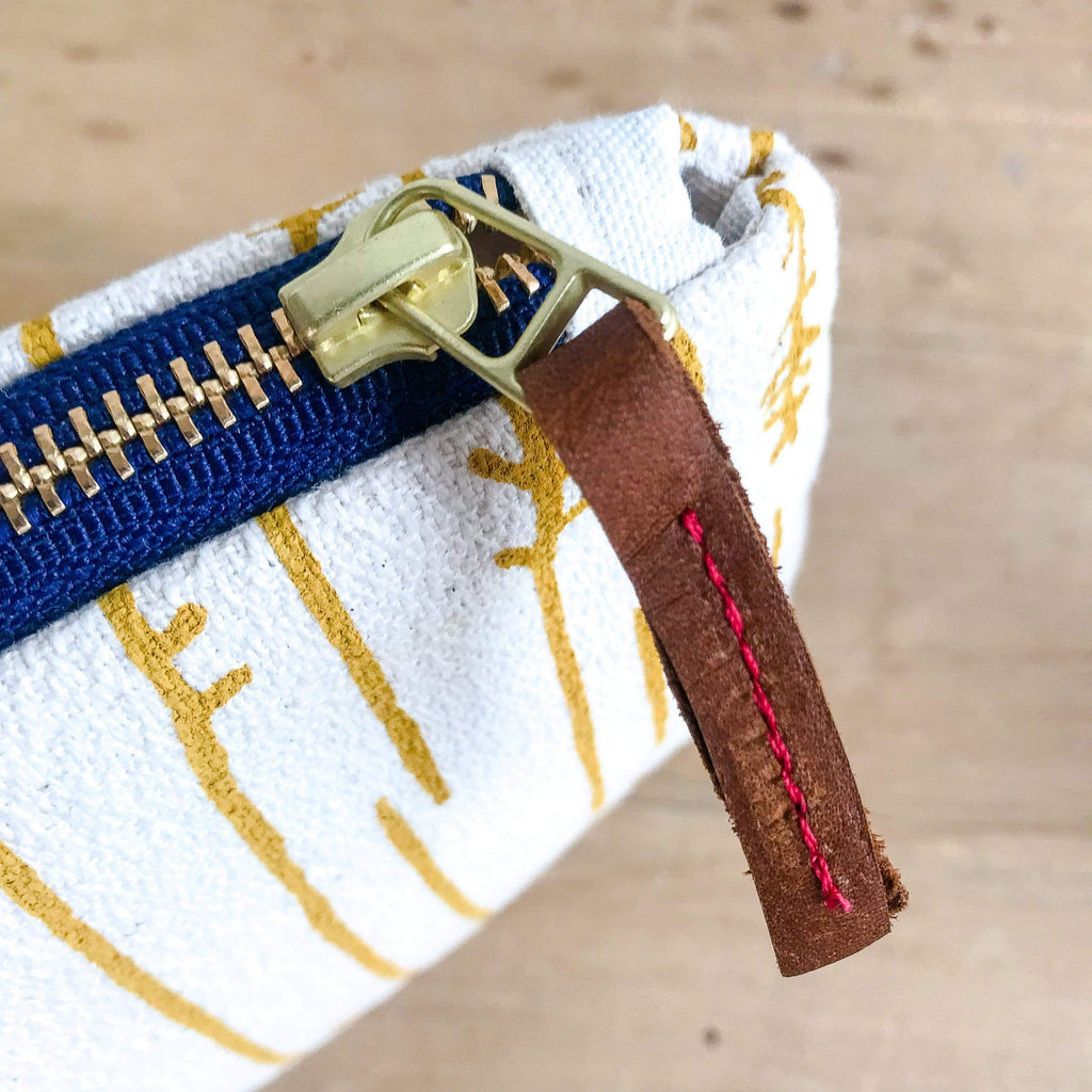 Erin Flett Makeup bag Handmade eco-friendly makeup bag